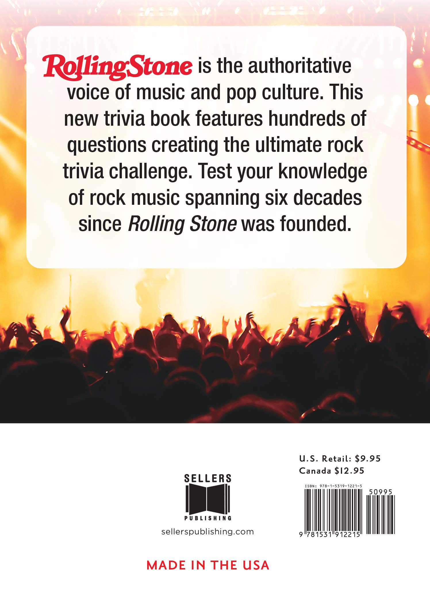 Rolling Stone Rock Trivia Challenge Game - Test Your Rock Music Knowledge | Fun Party & Family Game Night Activity | Perfect Gift for Music Lovers