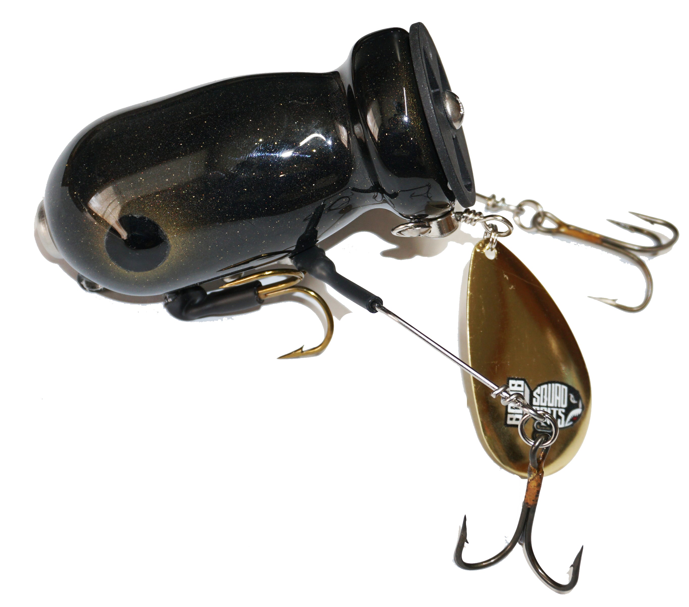 Bomb Squad Baits C4 Flaptail Swimbait - Premium Bass Fishing Lure for Freshwater & Saltwater - Ideal for Topwater Strikes and Weedless Fishing