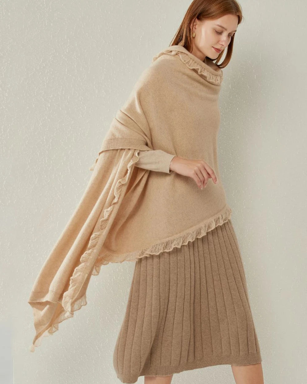 Luxury Cashmere Scarf for Women & Men - Soft Winter Wrap Shawl - Perfect for Cold Weather, Office, Travel & Gift Giving