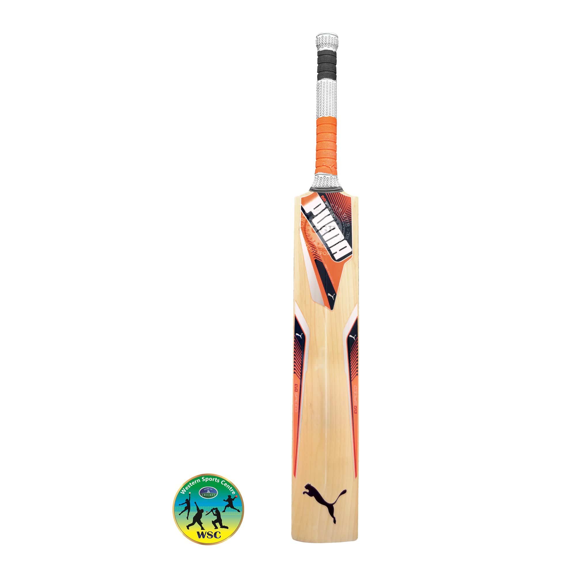 PUMA Evospeed Cricket Bat for Junior Players - Lightweight & Durable Cricket Bat for Kids & Youth - Perfect for Training, Matches & Backyard Cricket Games