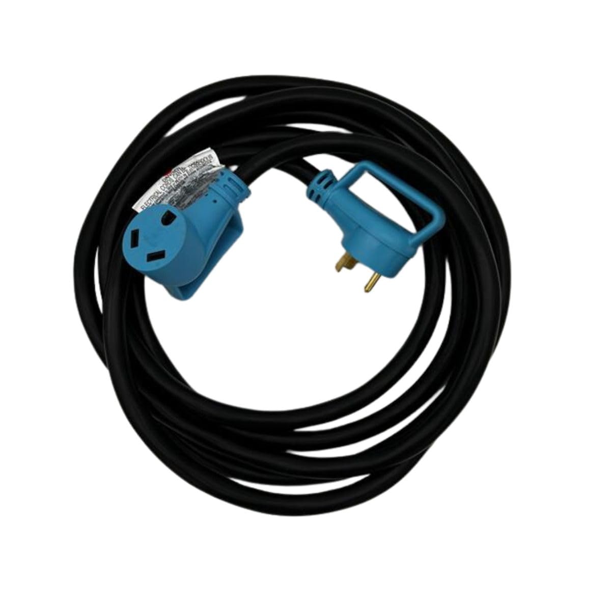 30-Amp RV/EV Extension Cord 15-Foot with TT-30P to TT-30R Connectors - Heavy Duty Power Cord for Campers, Travel Trailers & Electric Vehicles | Outdoor & RV Park Use