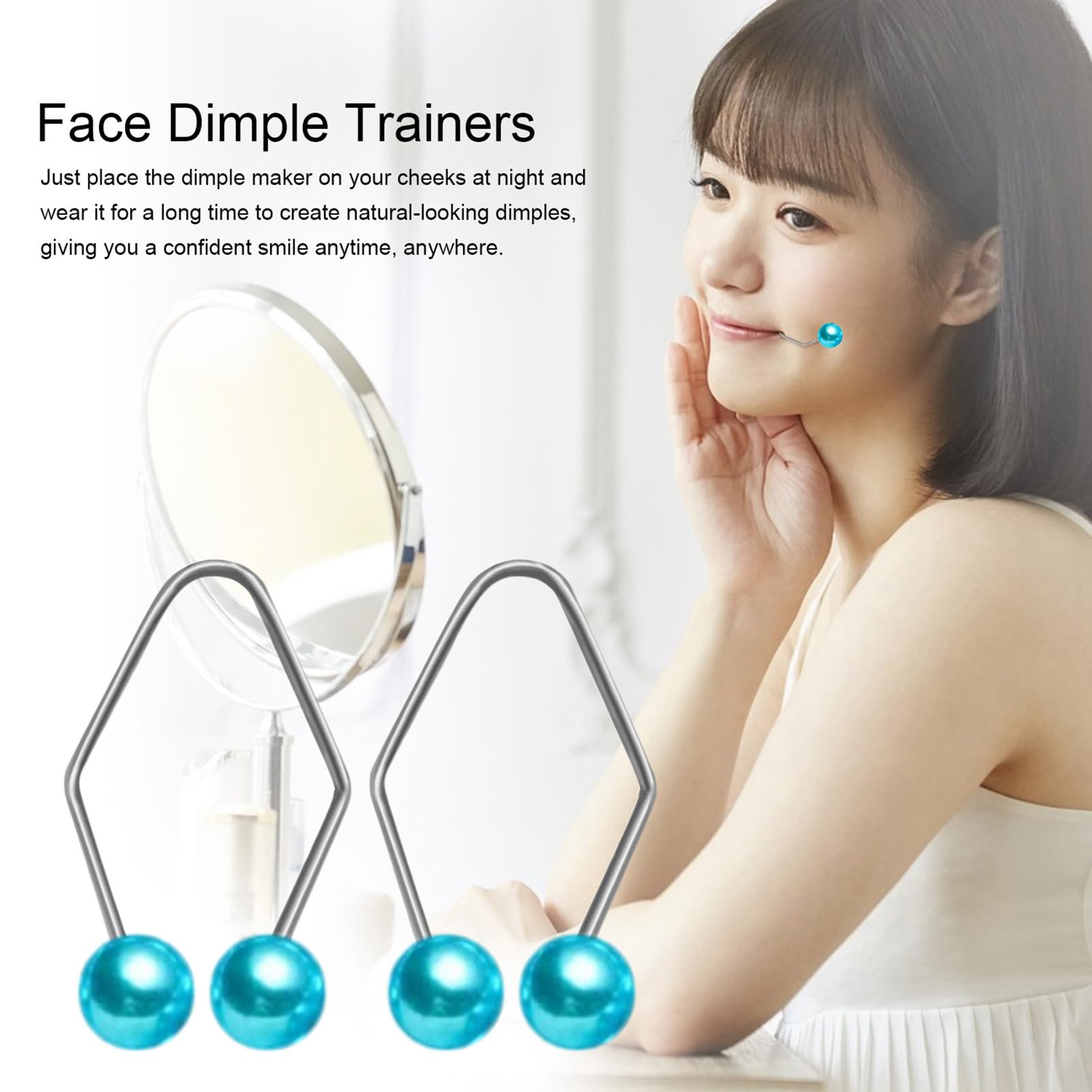 Dimple Trainer for Cheeks - Face Dimple Maker Tool for Effortless Beauty | Unisex Facial Exercise Device for Natural Dimples | Perfect for Self-Care & Beauty Enhancement