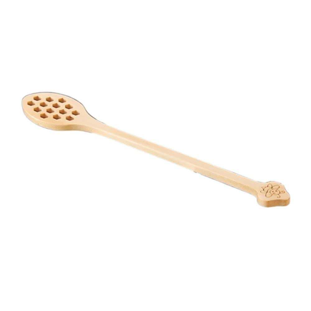 Premium Wooden Honey Dipper Stirring Spoon - Long Handle Natural Bee Honey Mixer for Tea, Coffee & Baking | Eco-Friendly Kitchen Utensil for Honey Lovers & Home Chefs