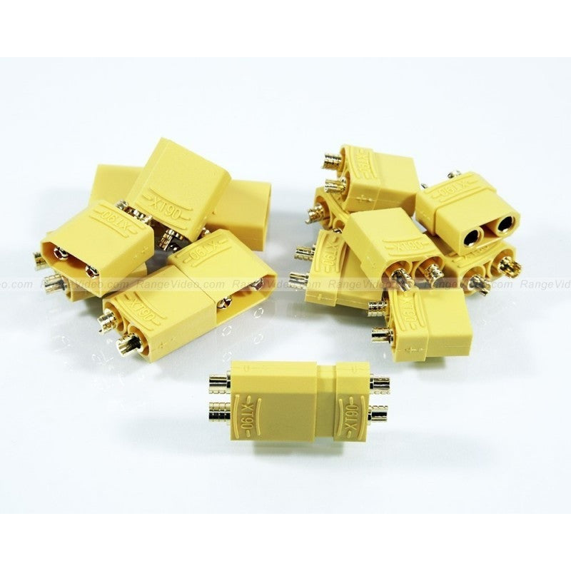 High-Quality Nylon XT90 Connector Pair - Waterproof & Durable for RC Cars, Drones, and DIY Electronics Projects