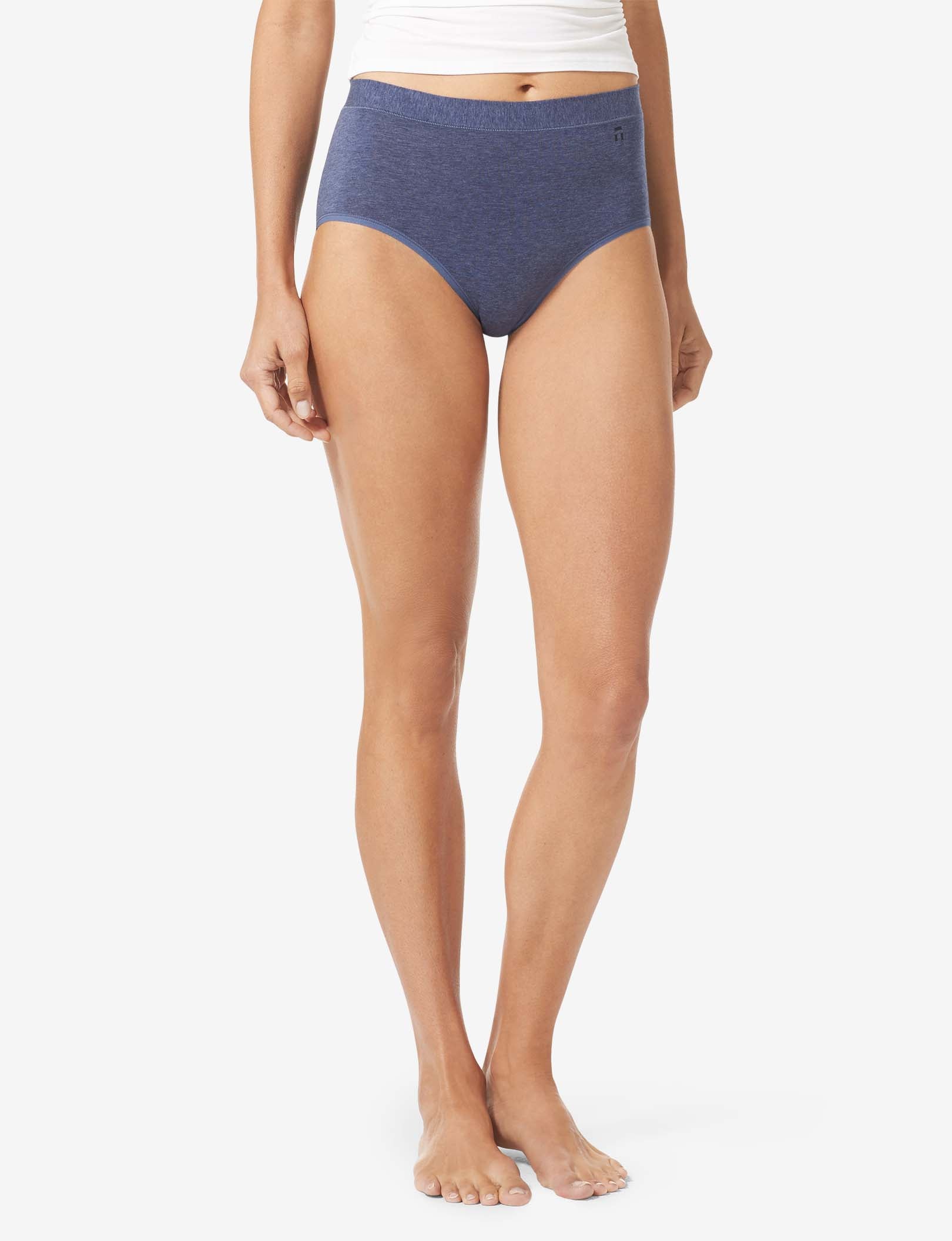 Women's Cool Cotton High Rise Briefs - Soft & Breathable Underwear for Everyday Comfort | Perfect for Workouts, Yoga & Lounge Wear