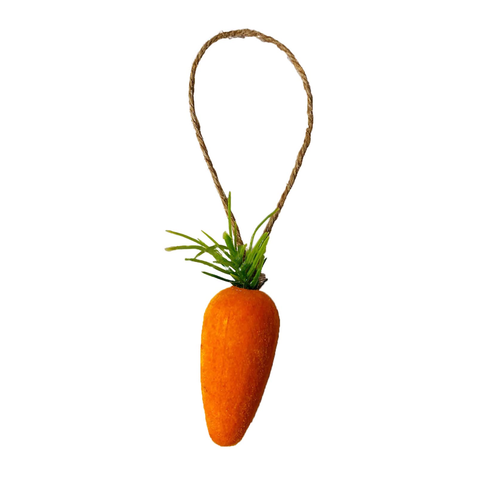 10PCS Easter Carrot Hanging Ornaments - 4cm Artificial Foam Carrot Decorations for Easter Party, DIY Home Decor, Spring Festival, Easter Egg Hunt, and Easter Basket Fillers