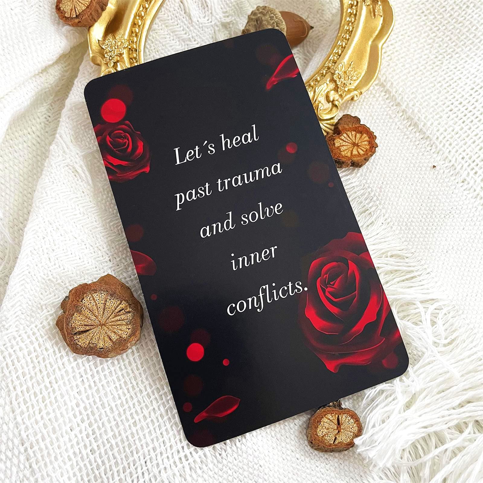 56 Love Oracle Cards Deck with Meanings - Twin Flame & Tarot Cards for Beginners | Self-Discovery, Relationship Healing & Spiritual Guidance Gift Set