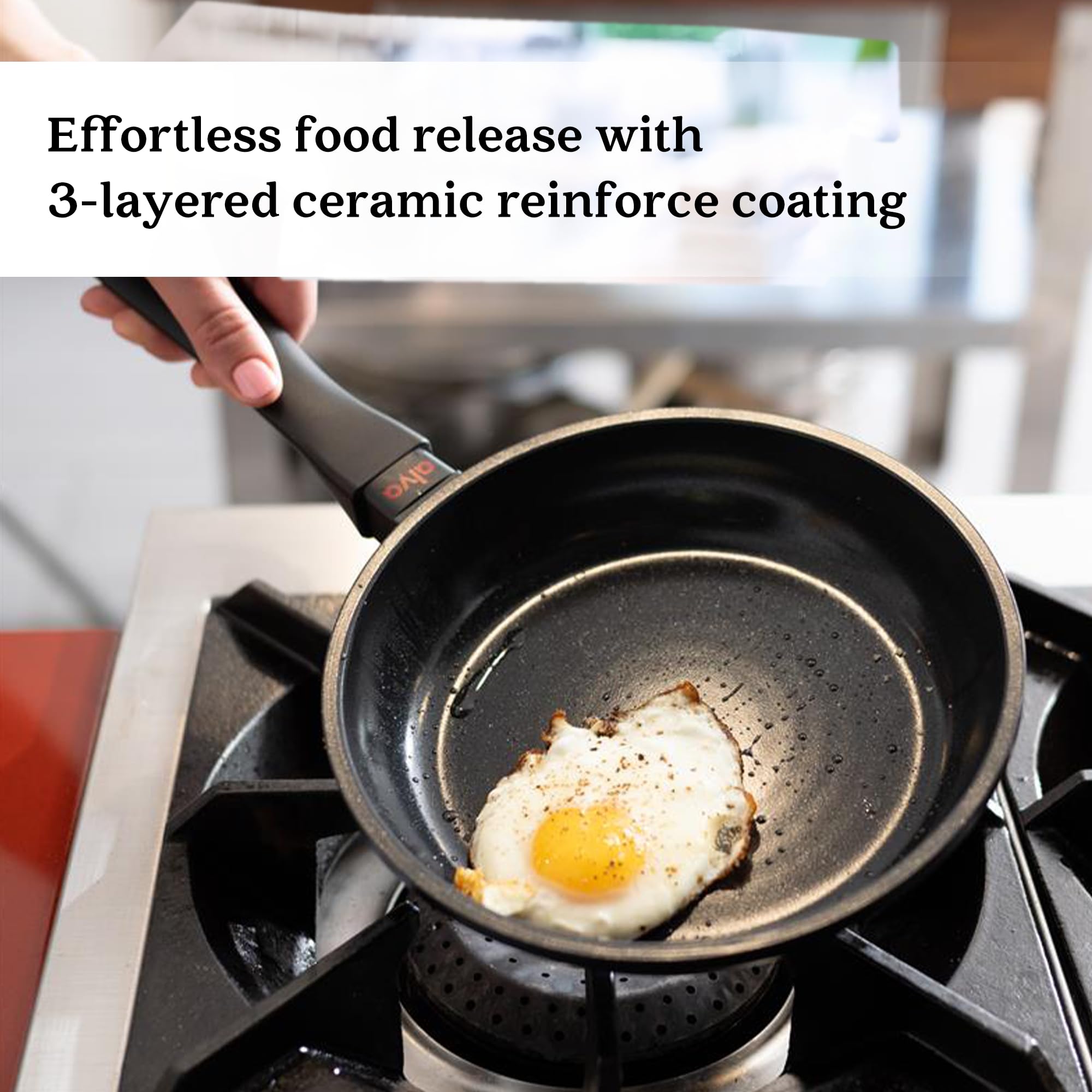 Alva Energy Ceramic Nonstick Frying Pan Set - 8