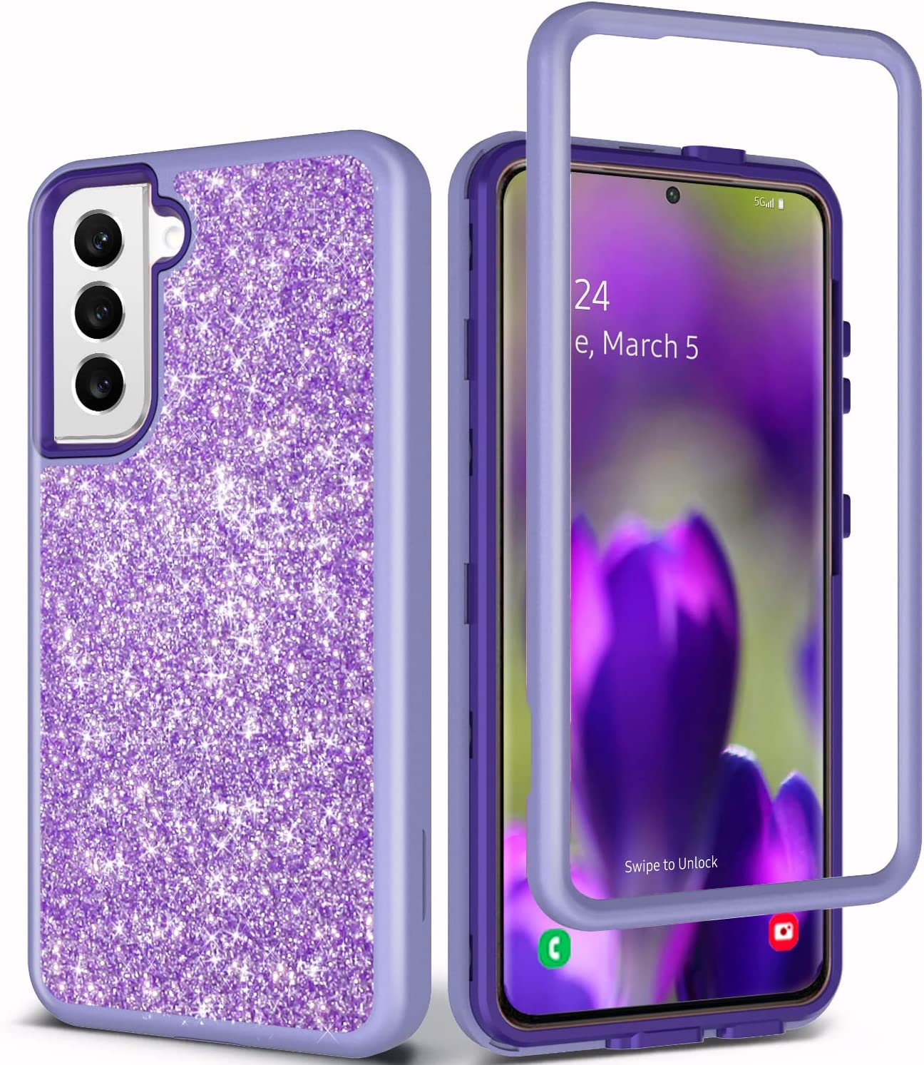 Light purple glitter