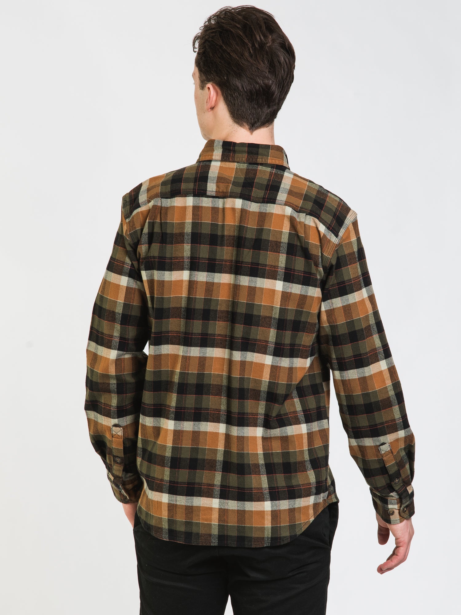 Carhartt Midweight Flannel Long Sleeve Shirt for Men - Soft & Durable Work Shirt - Clearance Sale - Perfect for Outdoor Work, Camping & Casual Wear