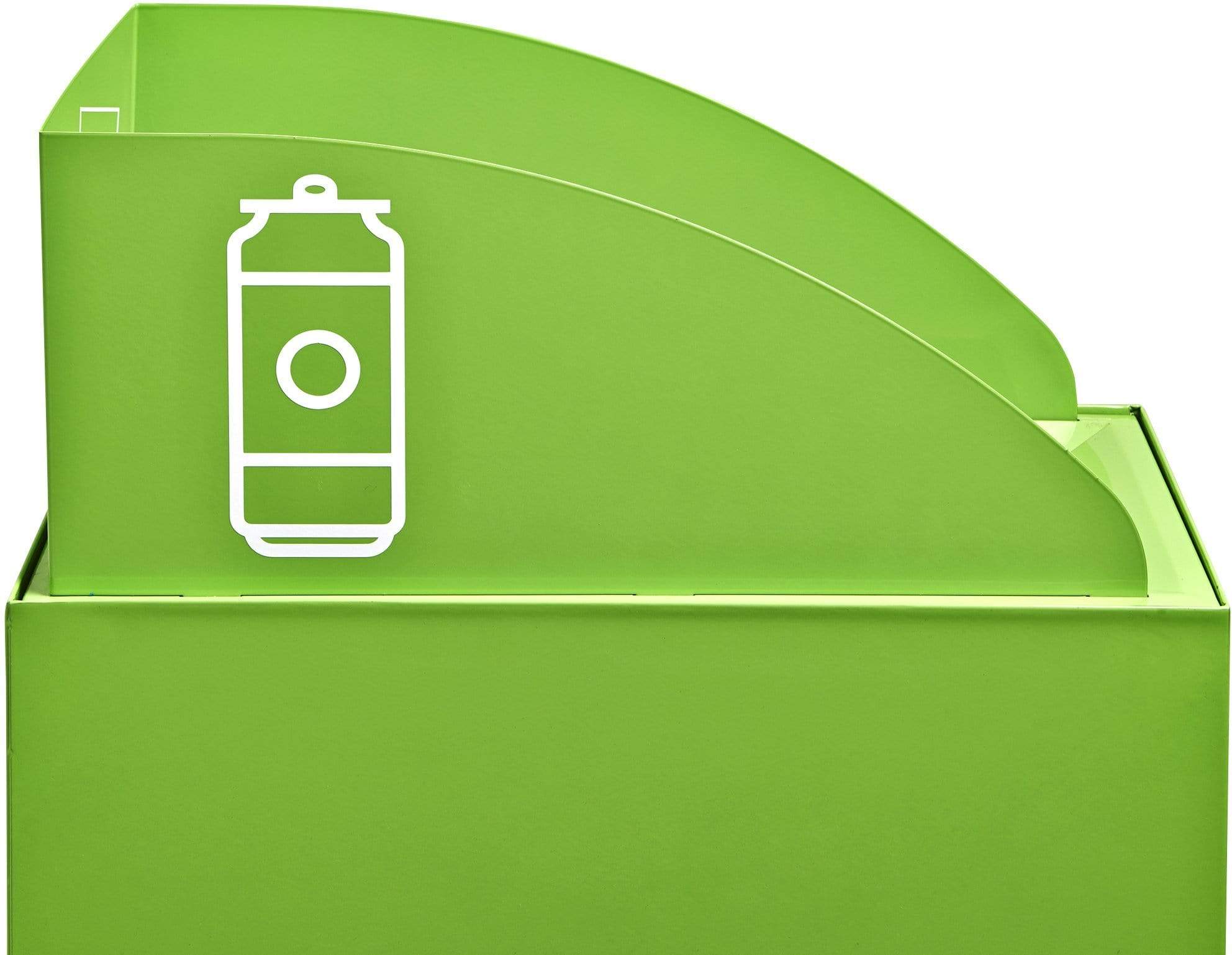 Safco Mixx Recycling Center with Topper Lid [9449] - Eco-Friendly Waste Sorting Bin for Home, Office & Classroom Organization