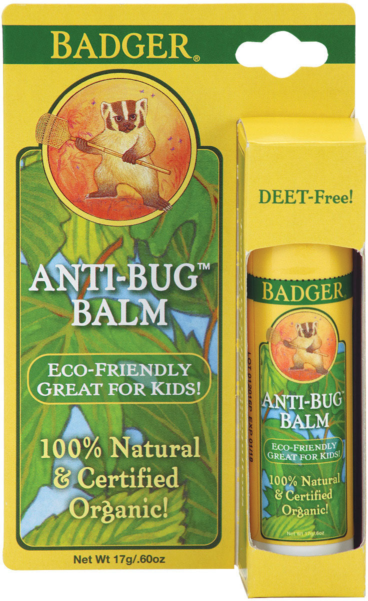Badger Anti Bug Balm Travel Stick - Natural Insect Repellent for Outdoor Activities, Hiking, Camping & Travel | DEET-Free Mosquito & Bug Protection