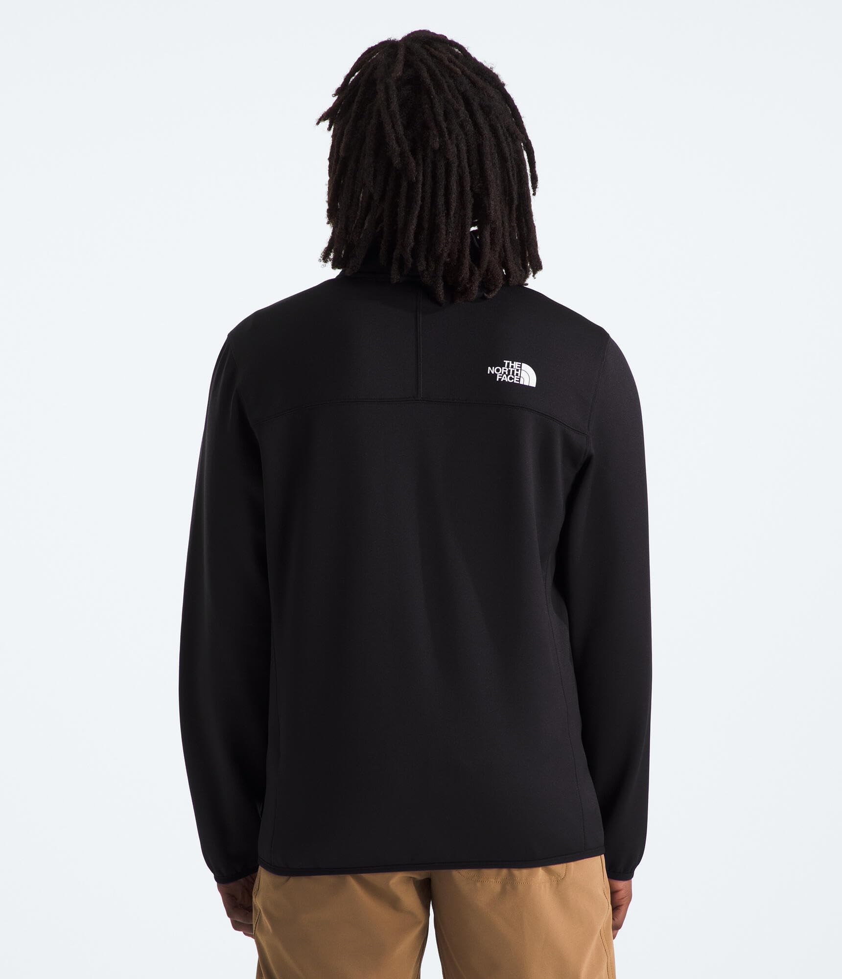 The North Face Men's Crest Full Zip Hoodie - Lightweight Fleece Jacket for Hiking, Camping & Outdoor Activities