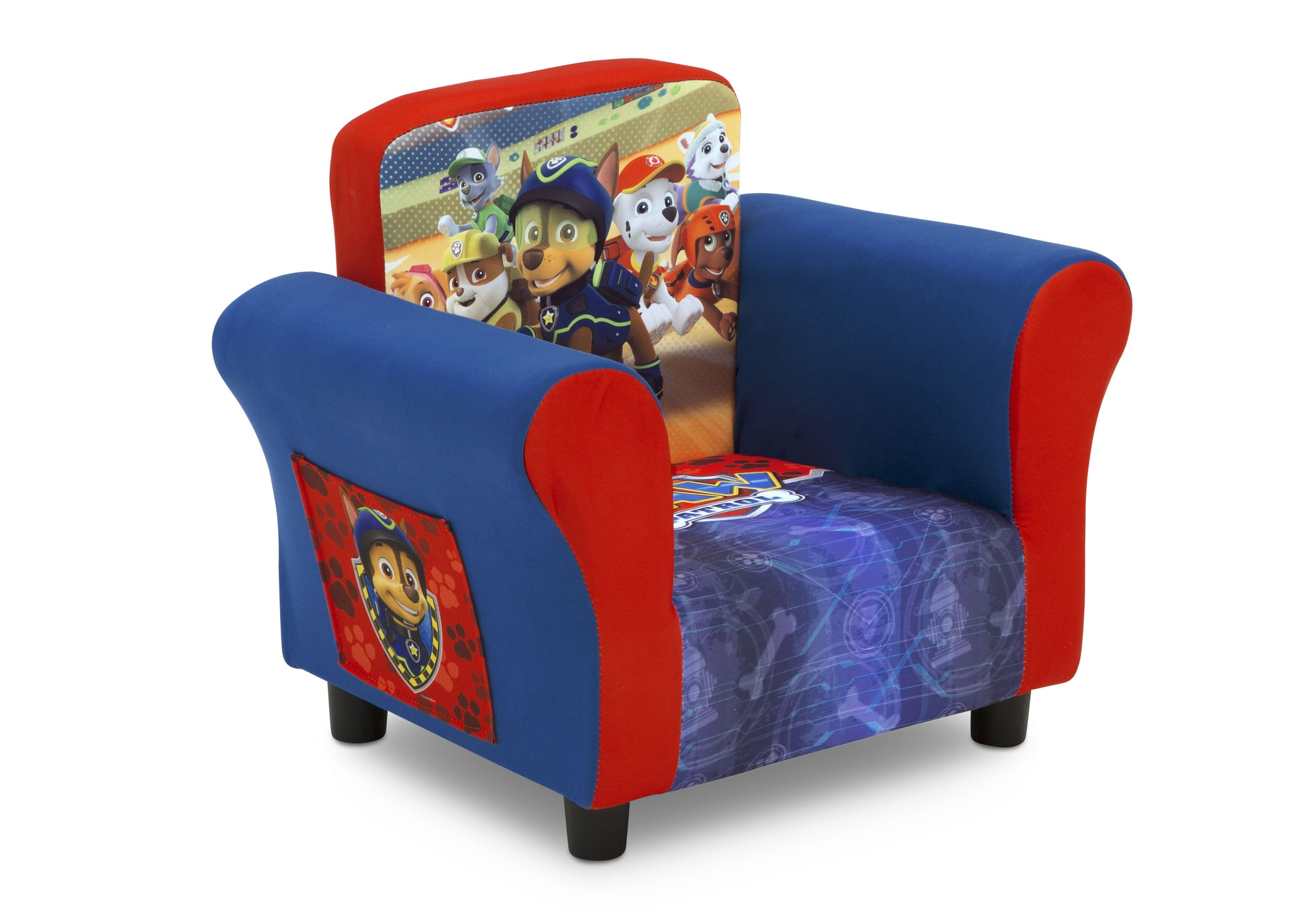 PAW Patrol Kids Upholstered Chair - Soft & Comfortable Toddler Armchair for Bedroom, Playroom, or Nursery - Perfect Gift for Boys & Girls