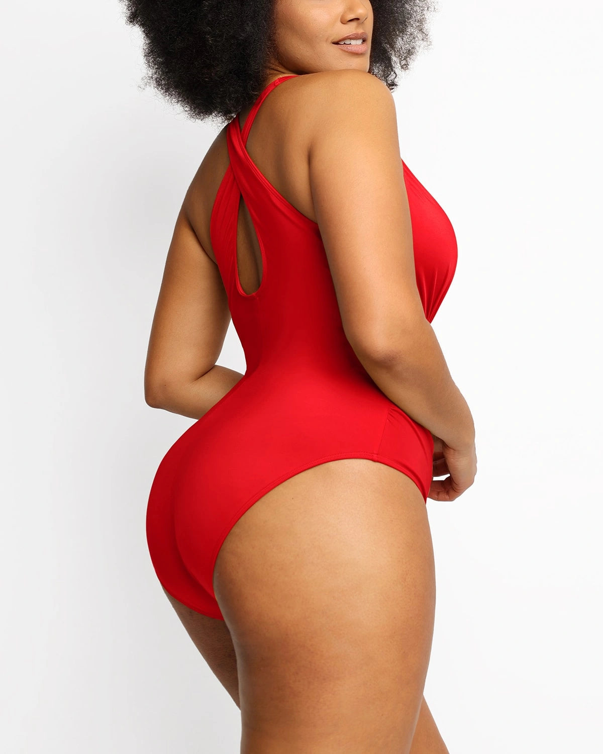 Smart Sculpt Plunge Cutout Swimsuit for Women - Sexy One Piece Bathing Suit with Tummy Control - Perfect for Beach, Pool & Vacation