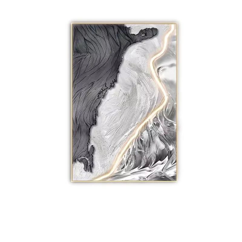 Abstract Art Wall Lamp - Modern LED Lighting for Living Room & Bedroom Decor | Energy-Efficient & Stylish Home Accent