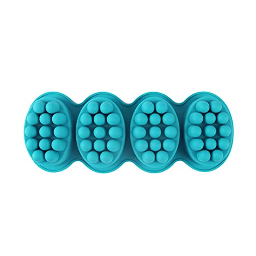 Non-Toxic Silicone Soap Molds for Handmade Curly Hair Shampoo Bars - BPA Free, Non-Stick Soap Making Supplies for DIY Bath & Beauty Products - Perfect for Home Spa, Gifts & Crafting