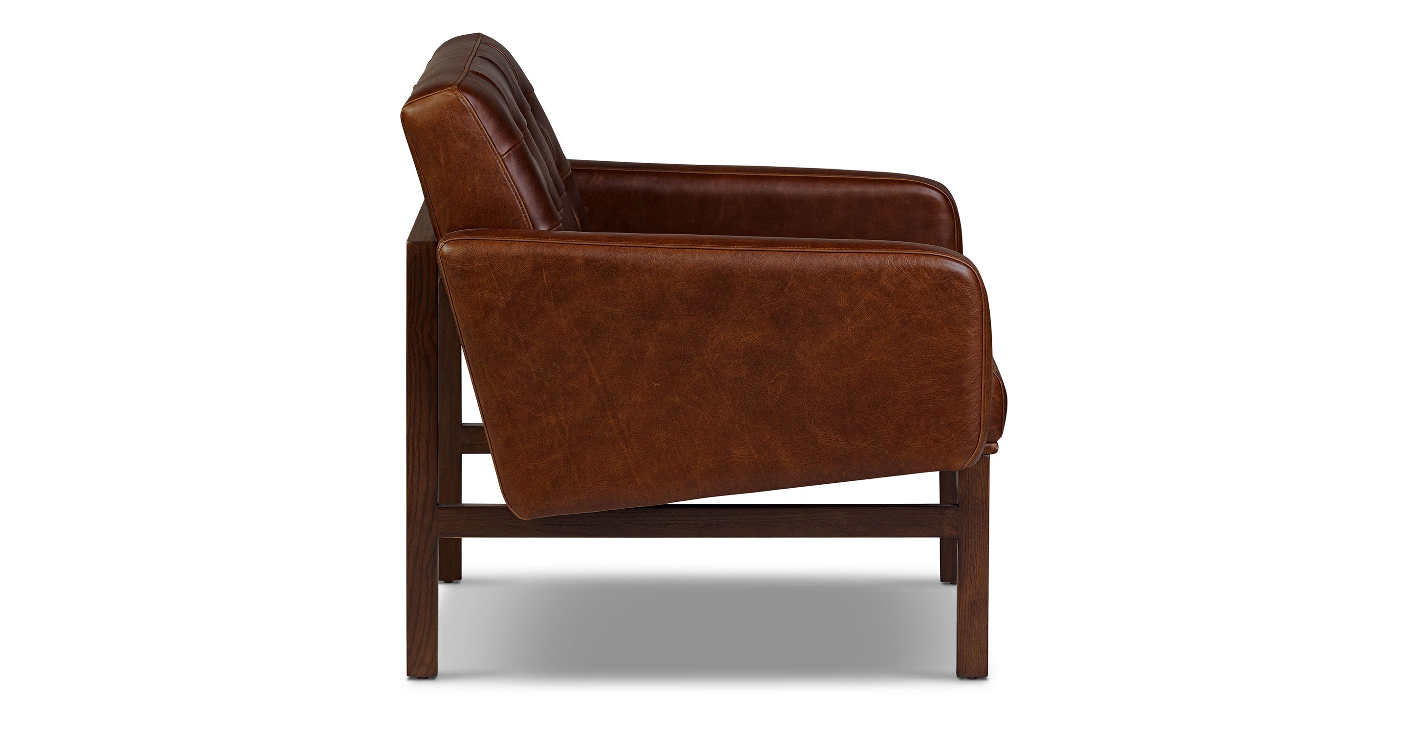 Herstal Lounge Chair - Modern Accent Chair for Living Room, Bedroom, or Office - Comfortable Upholstered Armchair with Wooden Legs - Perfect for Relaxing, Reading, or Decorating Your Space