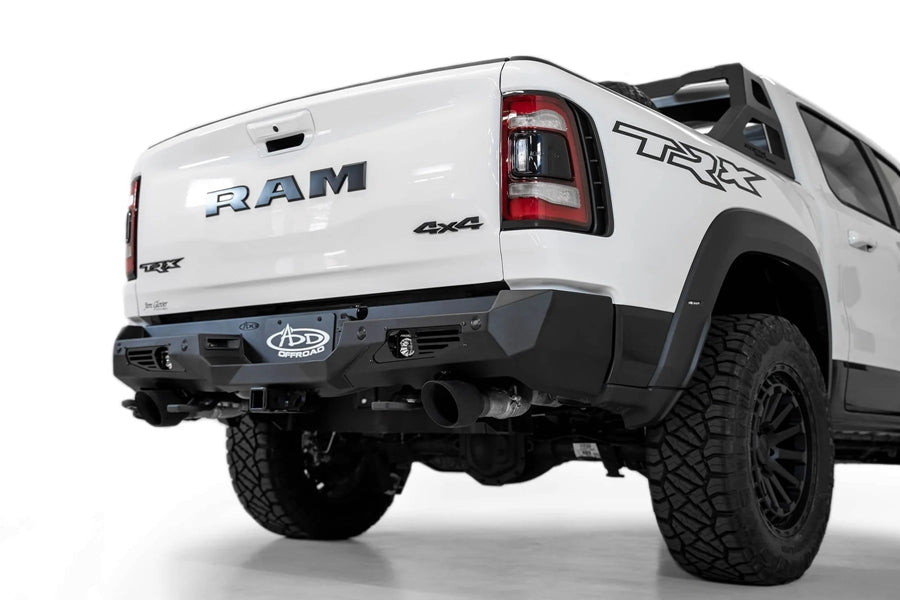 Addictive Desert Designs TRX Bomber Rear Bumper for Dodge Ram 1500 | Heavy-Duty Off-Road Protection | Perfect for Desert Racing & Overlanding Adventures