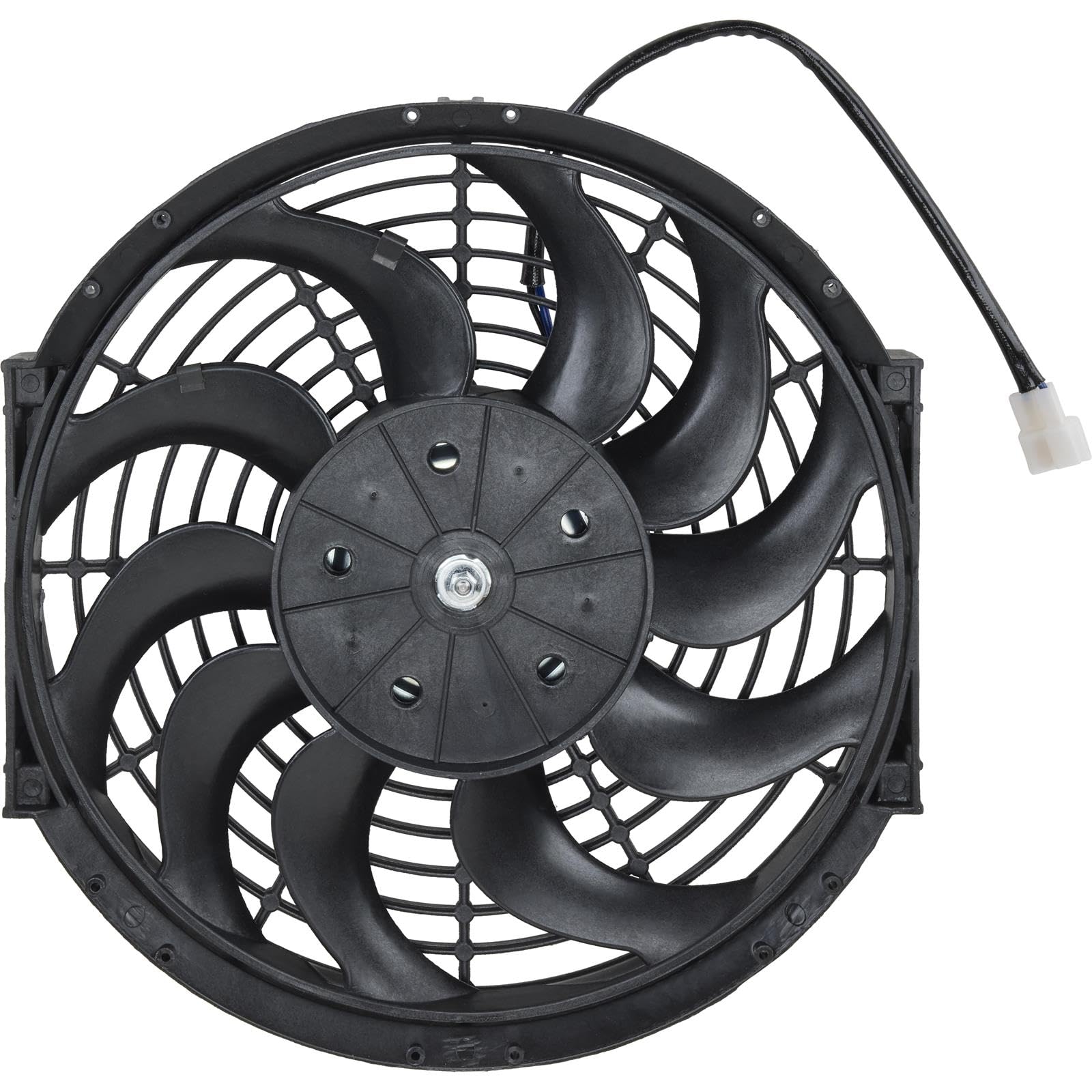 Speedway 12 Inch Universal Electric Radiator Cooling Fan - High Performance Cooling for Cars, Trucks & SUVs - Perfect for Engine Overheating Prevention & Summer Driving