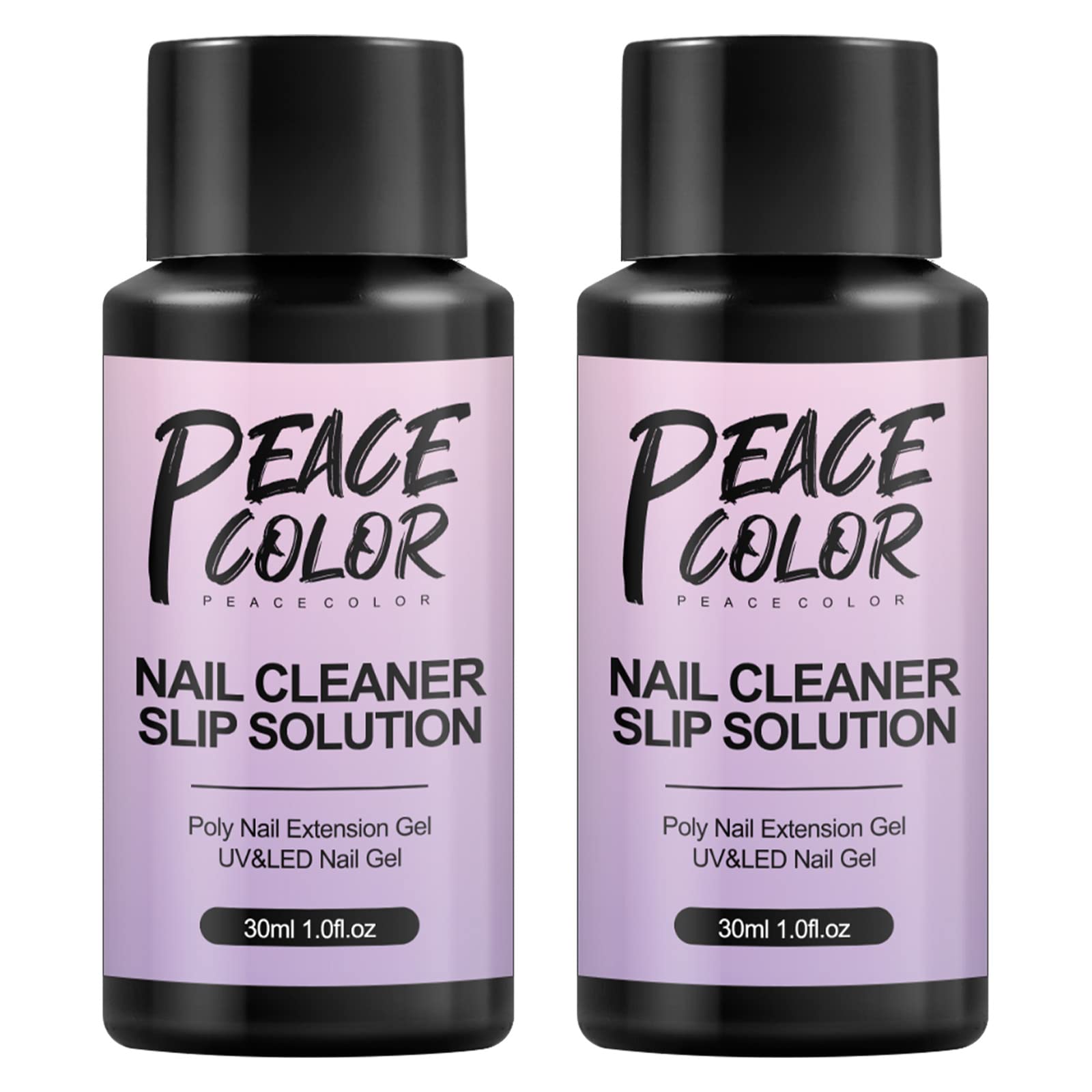PEACECOLOR 30ML Poly Nail Gel Slip Solution - Professional Nail Extension Liquid for Beginners | DIY Manicure, Nail Art & Salon Use