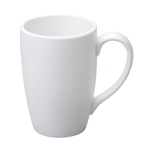 Ariane 922517 Artisan Coffee Mug - Matte White Ceramic Cup, 10 oz (Set of 6) - Perfect for Home, Office, Restaurants & Gifts