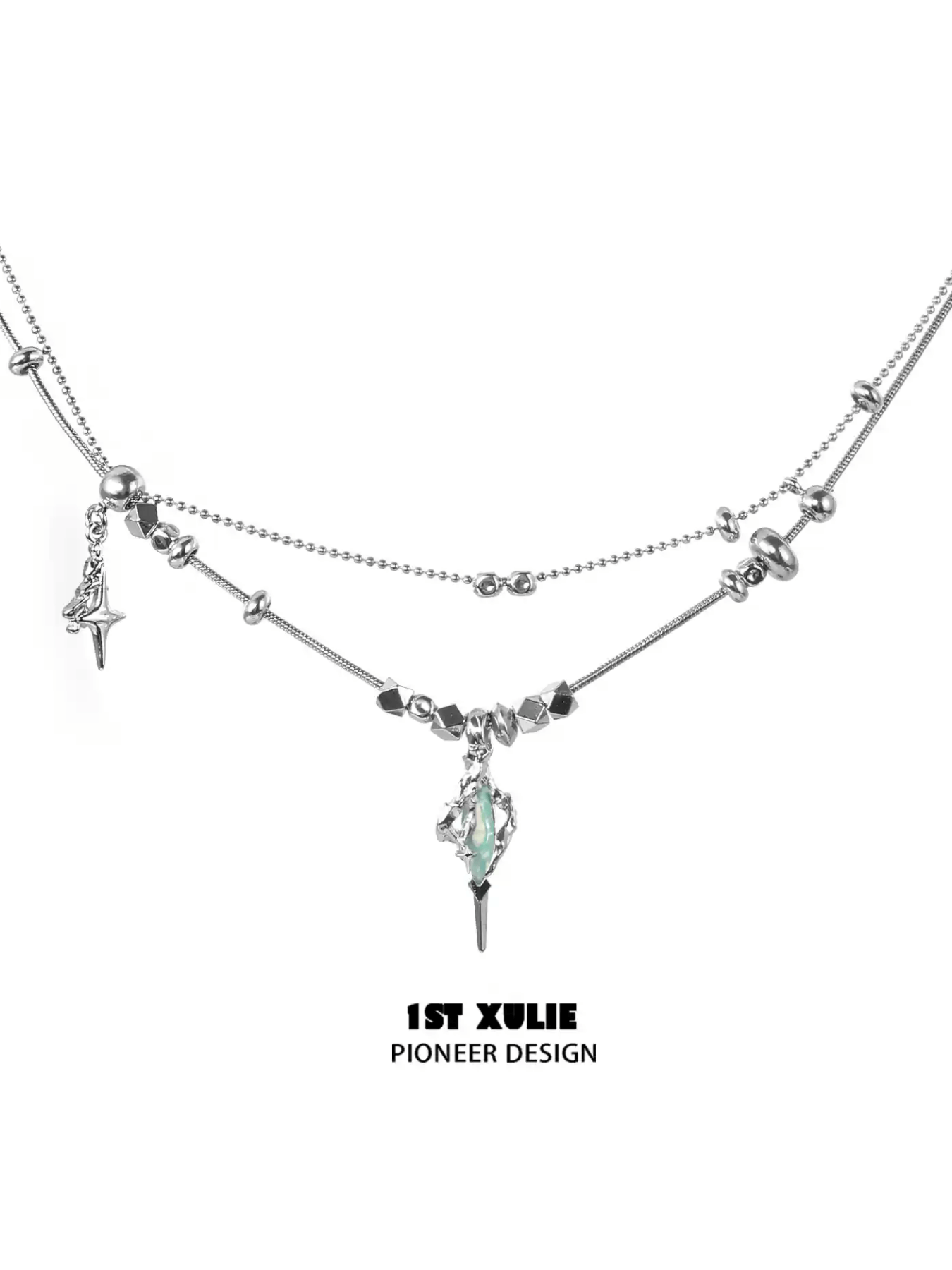 24K Gold & 18K Platinum Plated Moissanite Diamond Necklace for Women | Luxury Wedding Jewelry Gift | Perfect for Anniversary, Engagement & Special Occasions