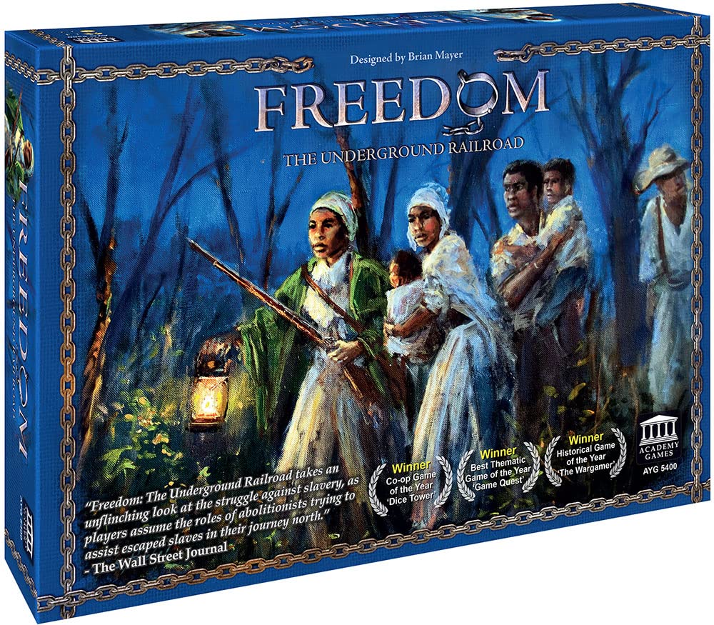 Freedom: The Underground Railroad Board Game by Academy Games | Cooperative Strategy Game for 1-4 Players | Perfect for Family Game Night & History Enthusiasts
