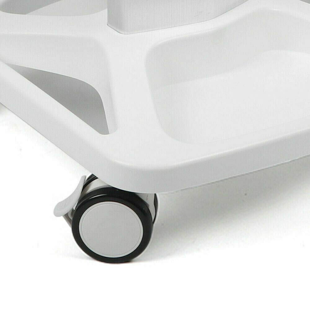 Professional Beauty Trolley Cart - Aluminum Alloy Mobile Salon Spa Rolling Stand with Easy Assembly (Model 1) | Perfect for Salon, Spa, Nail & Makeup Artists