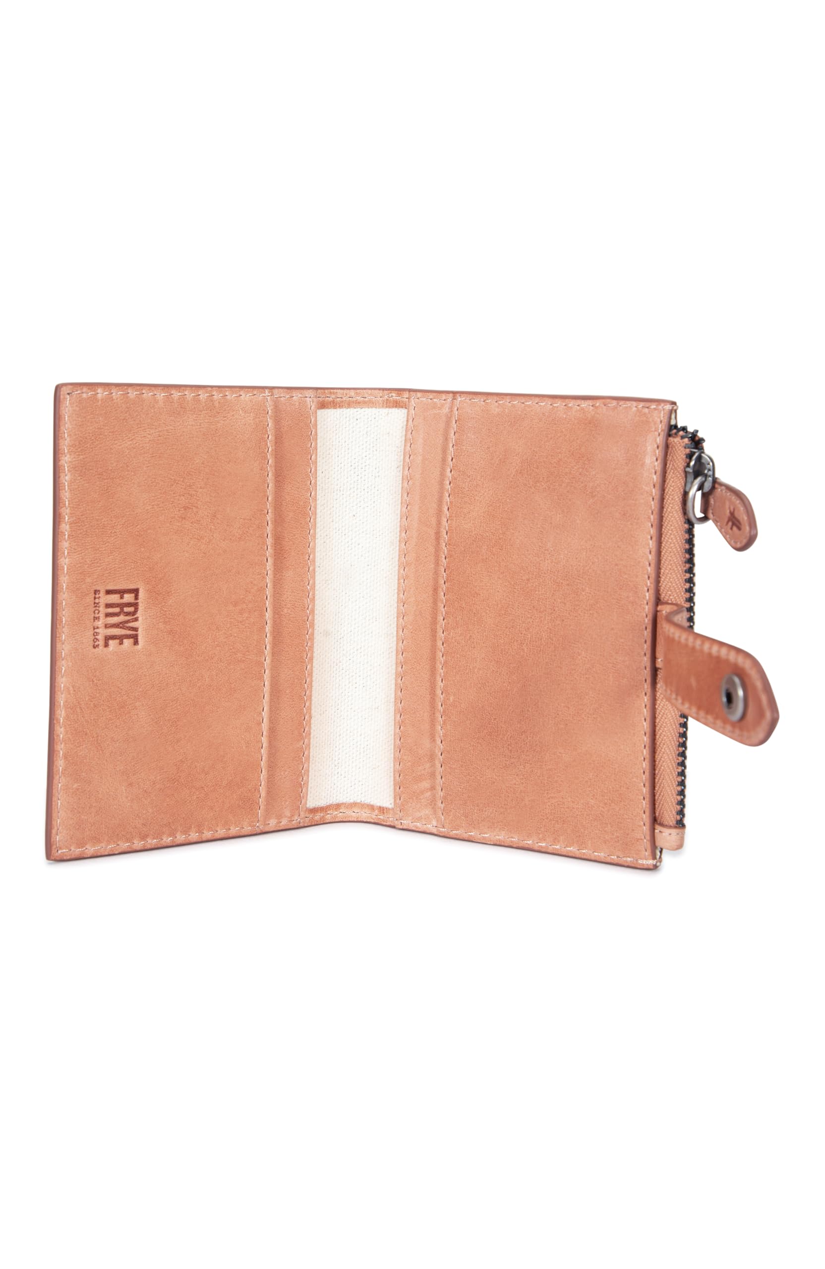 Frye Women's Melissa Coin Purse - Genuine Leather Small Wallet for Credit Cards & Cash - Perfect for Everyday Use, Travel & Gifts
