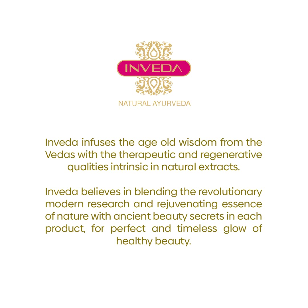 Inveda Bio White Massage Cream with Turmeric & Seaweed Extract - 100ml Face Brightening & Smoothing Cream for Glowing Skin | Perfect for Daily Skincare & Spa Treatments