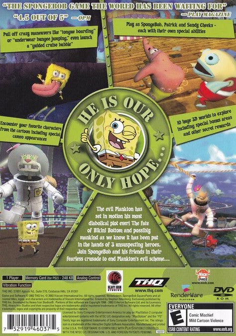 SpongeBob SquarePants: The Battle for Bikini Bottom - Rehydrated Game for Nintendo Switch, PS4, Xbox & PC | Fun Adventure Game for Kids & Family Game Night