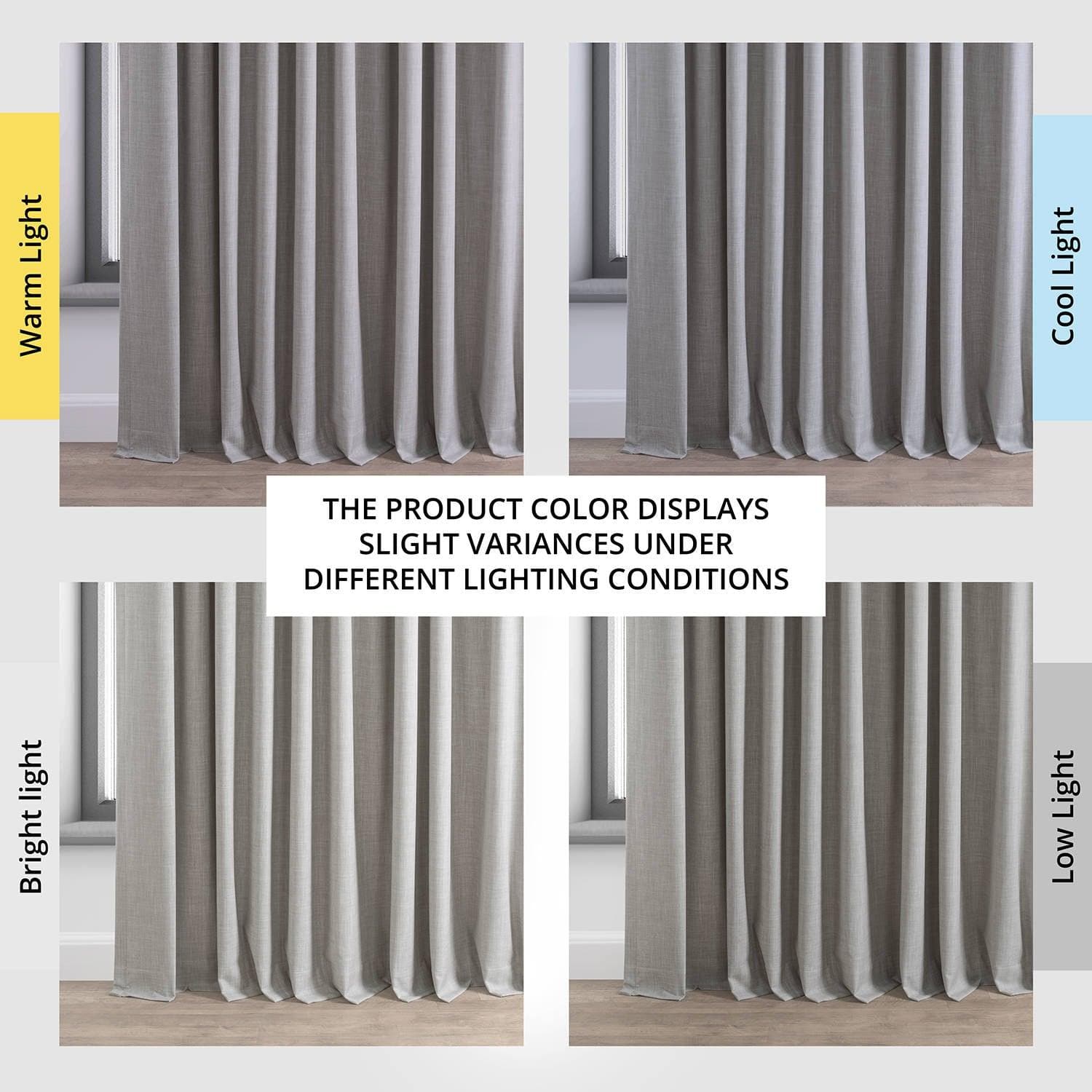 Premium Dark Greige Blackout Curtains - Extra Wide Thermal Insulated Linen Panels for Hotels, Bedrooms & Home Theater (86