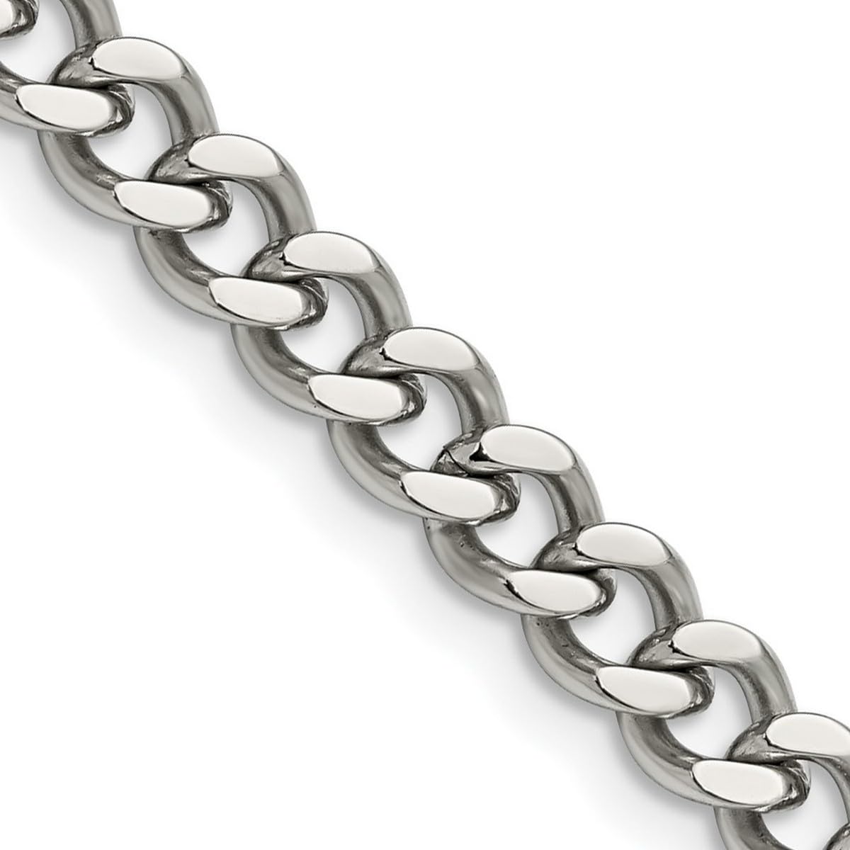 Stainless Steel Curb Chain Necklace for Women & Men - 16 18 20 22 24 30 Inch Lengths | Durable Unisex Jewelry for Everyday Wear, Gifts & Layering