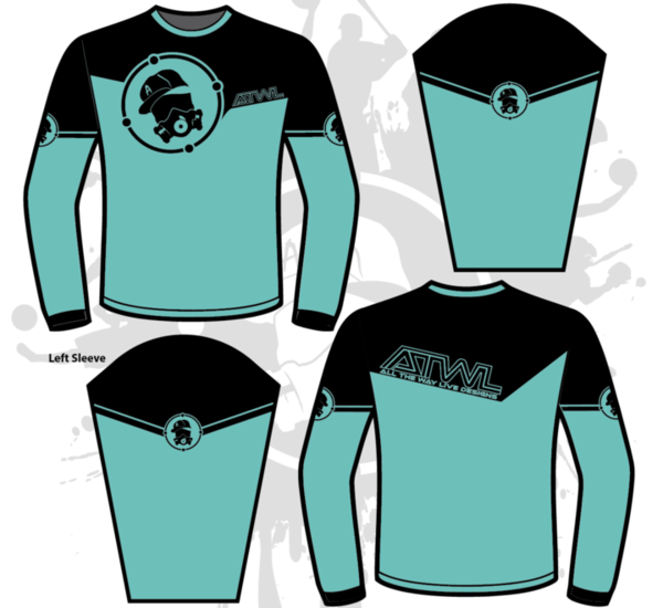 Precision Youth Full Dye Long Sleeve Lacrosse Jersey - Breathable Performance Jersey for Youth Sports Training & Games