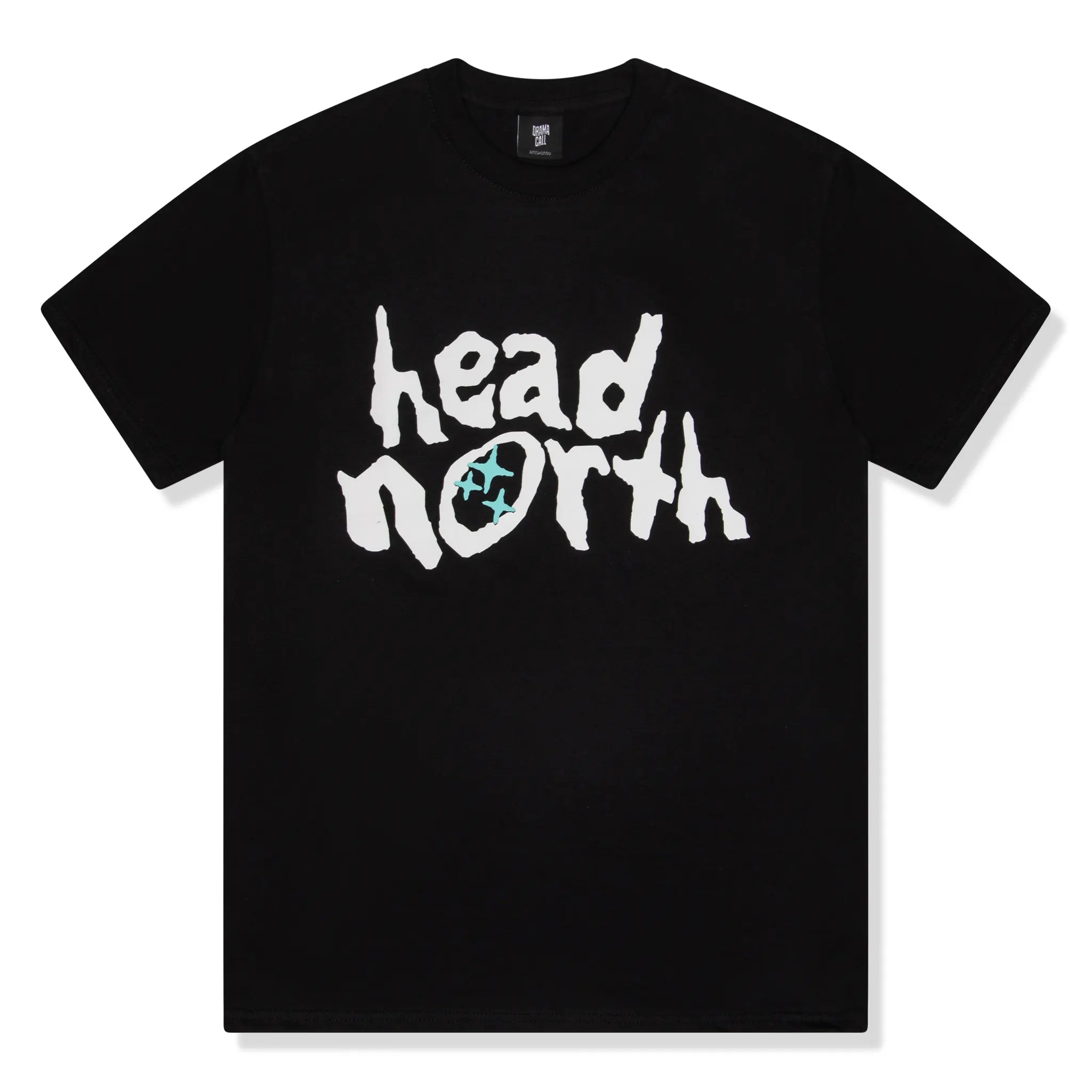Black Drama Call Head North T-Shirt - Trendy Graphic Tee for Men & Women - Perfect for Casual Wear, Concerts, and Street Style