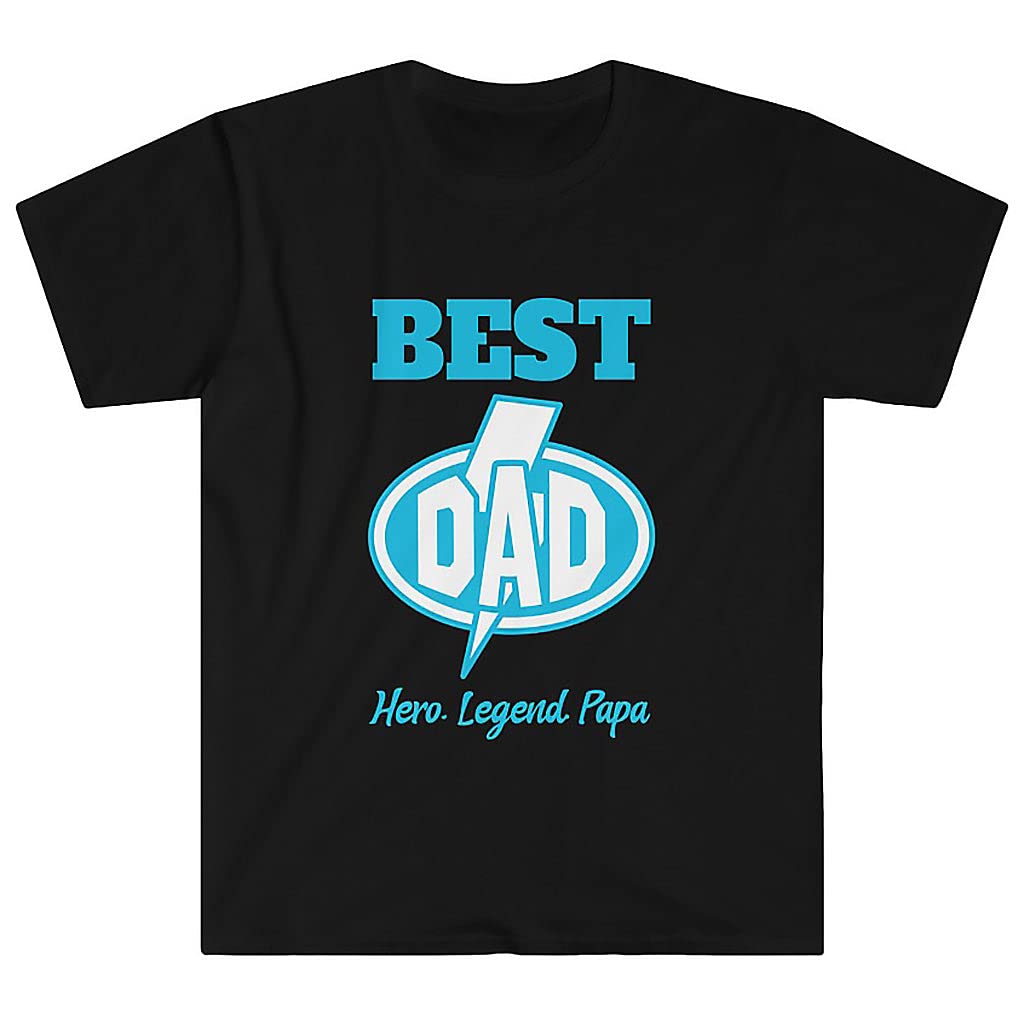 Best Dad T-Shirt for Men - Funny Father's Day Gift Idea for Dad, Papa, Girl Dad - Cool Casual Wear for Family Outings & Special Occasions