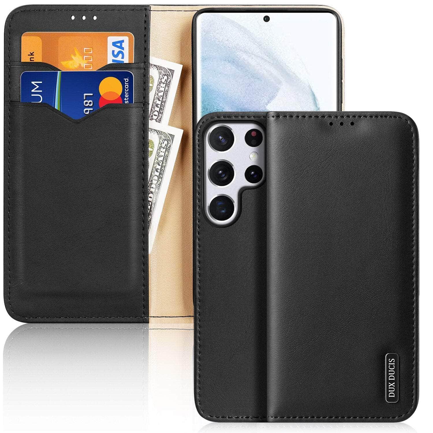 Genuine Leather Case for Samsung Galaxy S23 Ultra - Premium Protection with Stylish Design | Perfect for Daily Use, Business & Travel