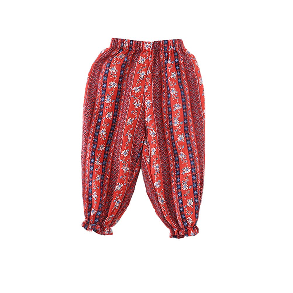 Unisex Kids Toddler Casual Elastic Waist Harem Pants - Soft & Stretchy Hip Hop Joggers for Boys & Girls - Perfect for Playtime, Dance & Everyday Wear