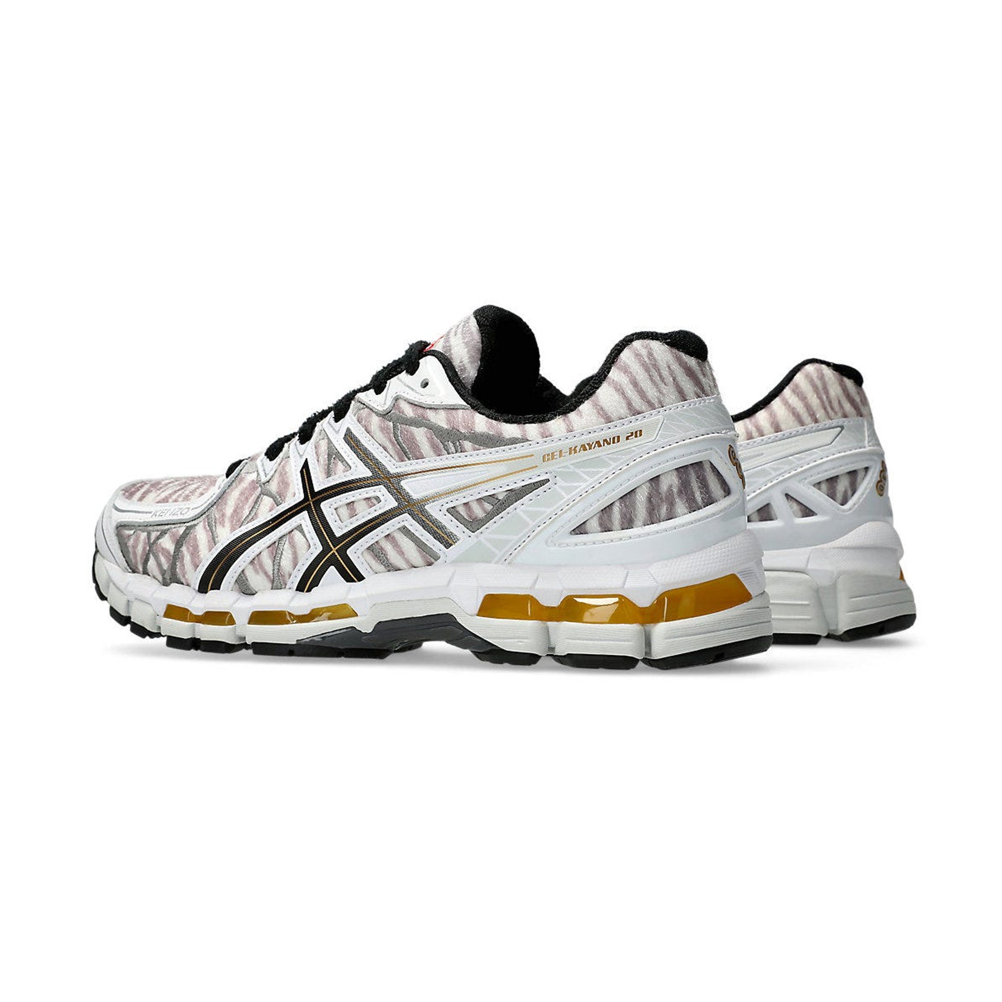 ASICS Gel Kayano 20 KENZO Running Shoes for Men - Glacier Grey (2024) | Lightweight Cushioned Sneakers for Long Distance Running & Gym Workouts
