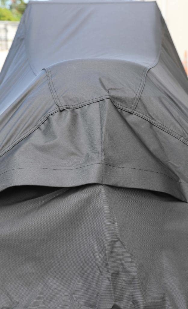 SBU Black Jet Ski Cover for Kawasaki STX-15F (2003-2020 Models) - Waterproof, UV-Resistant Protection for Outdoor Storage & Transport