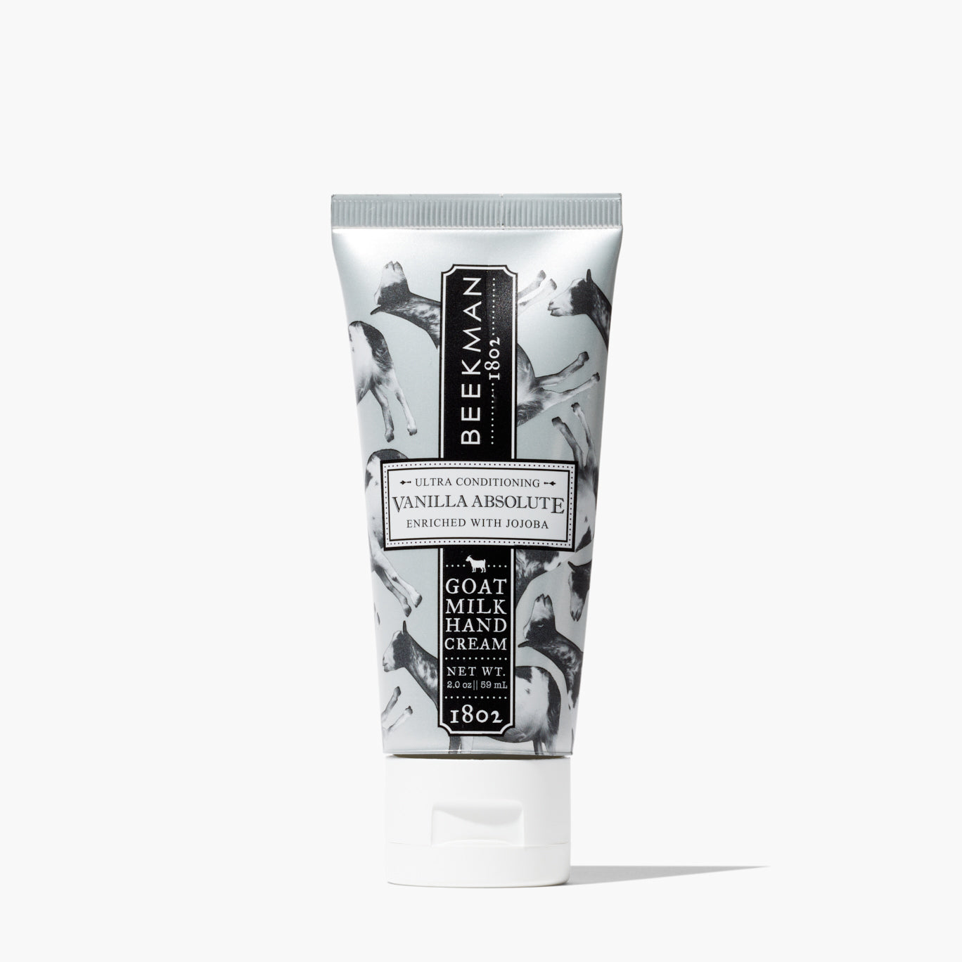 Organic Vanilla Absolute Goat Milk Hand Cream for Dry Skin - Moisturizing & Nourishing Hand Care - Perfect for Winter, Travel & Daily Use