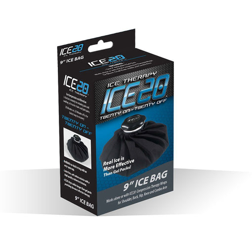 ICE20 9 Ice Bag - Reusable Cold Therapy Pack for Injuries, Pain Relief & Swelling - Perfect for Sports, Post-Surgery & First Aid Kits