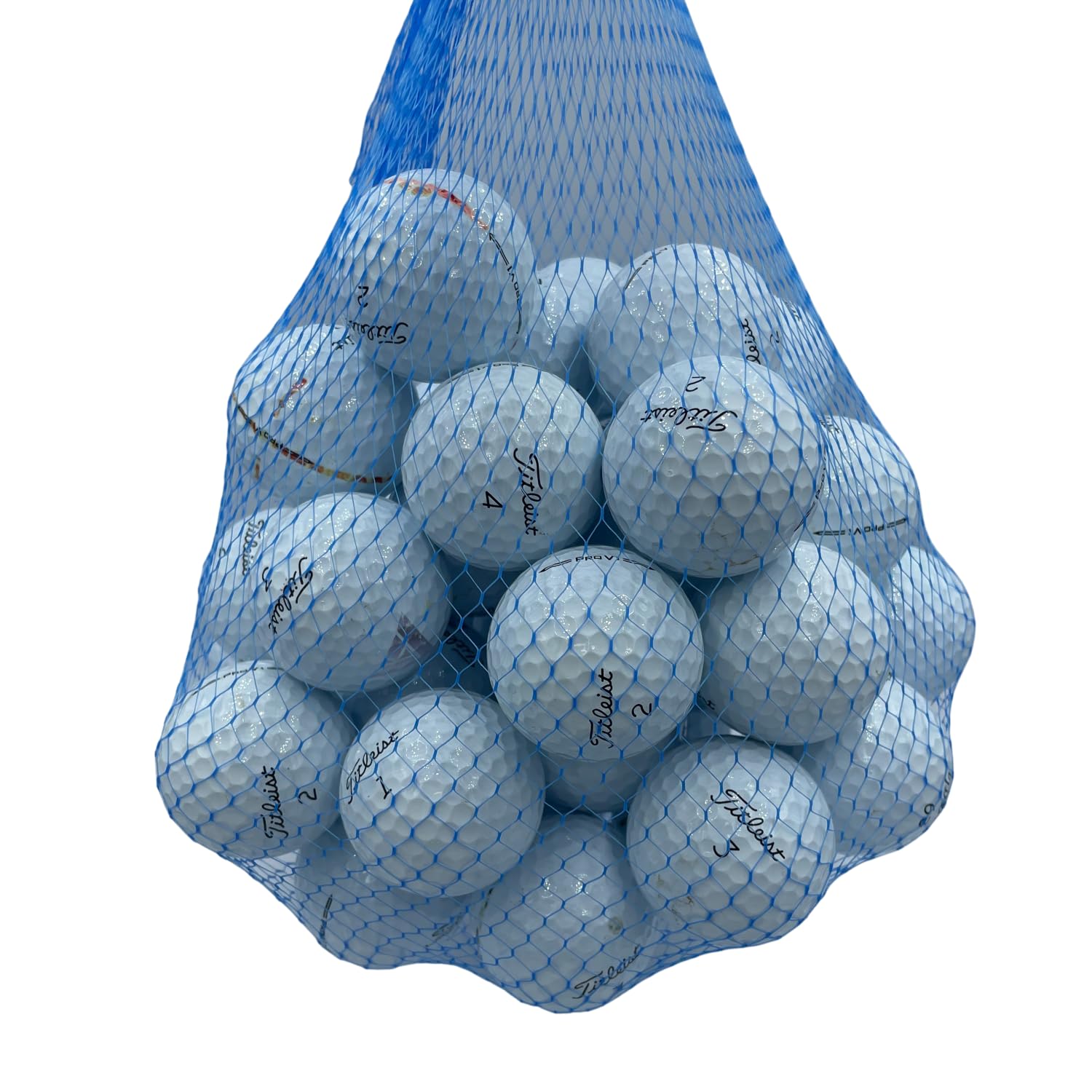 Premium Recycled Titleist Golf Balls Pro V1 2023/2024 Model - 4A/Near Mint Condition | Practice, Training & Tournament Use | Eco-Friendly Golf Accessories