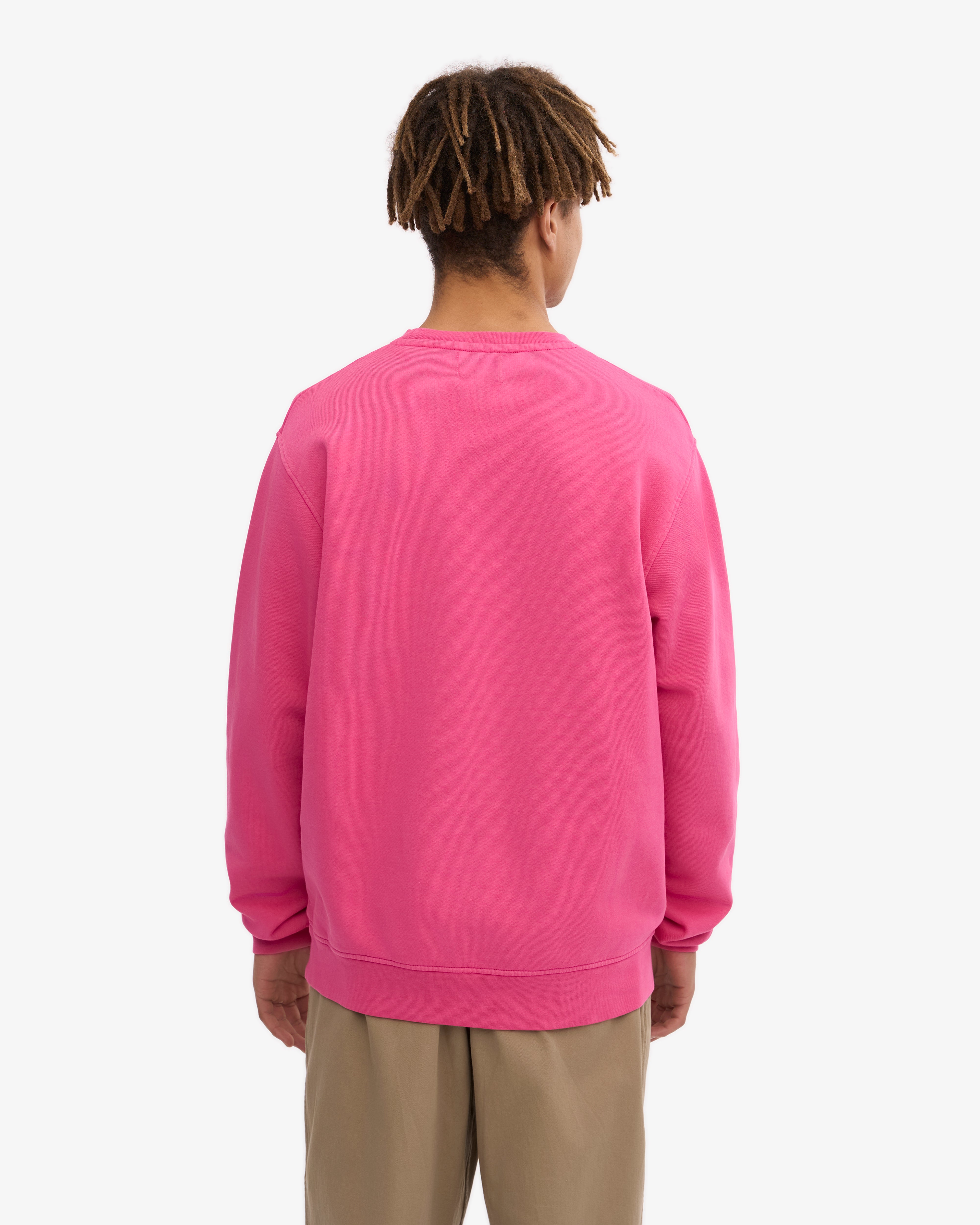 Classic Organic Cotton Crew Neck T-Shirt - Soft Bubblegum Pink Color - Perfect for Casual Wear, Everyday Outfits & Loungewear