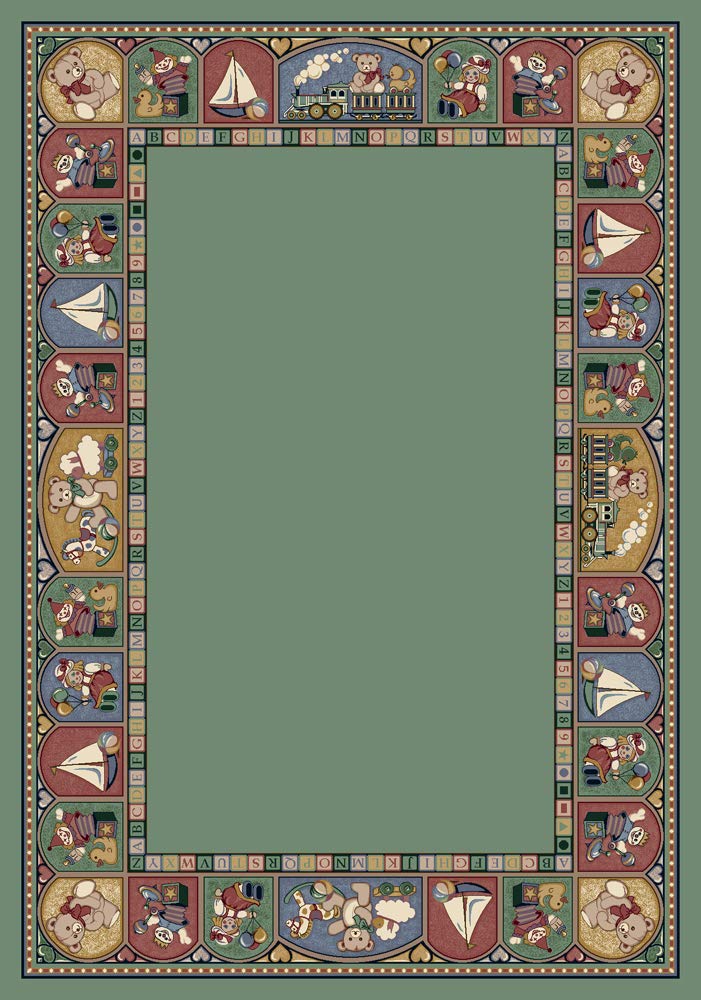 Milliken Signature Collection Toy Parade Square Area Rug 7'7