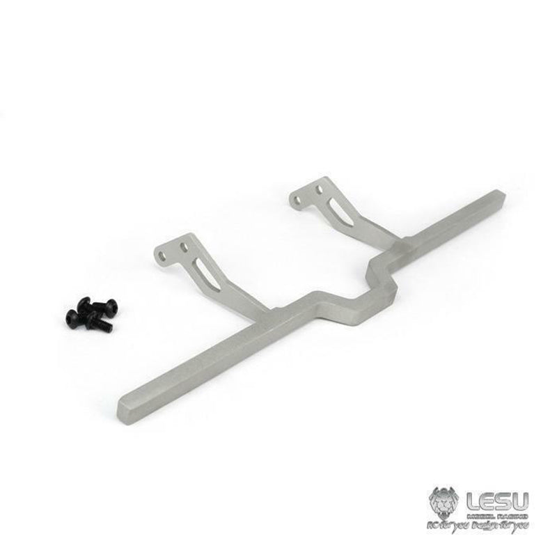 180MM LESU Metal Rear Bumper for 1/14 Scale 3348 RC Dumper Tipper Truck - DIY Upgrade Part for Radio Control Vehicle & Hobby Models - Perfect for Off-Road Crawling & Construction Site Simulation