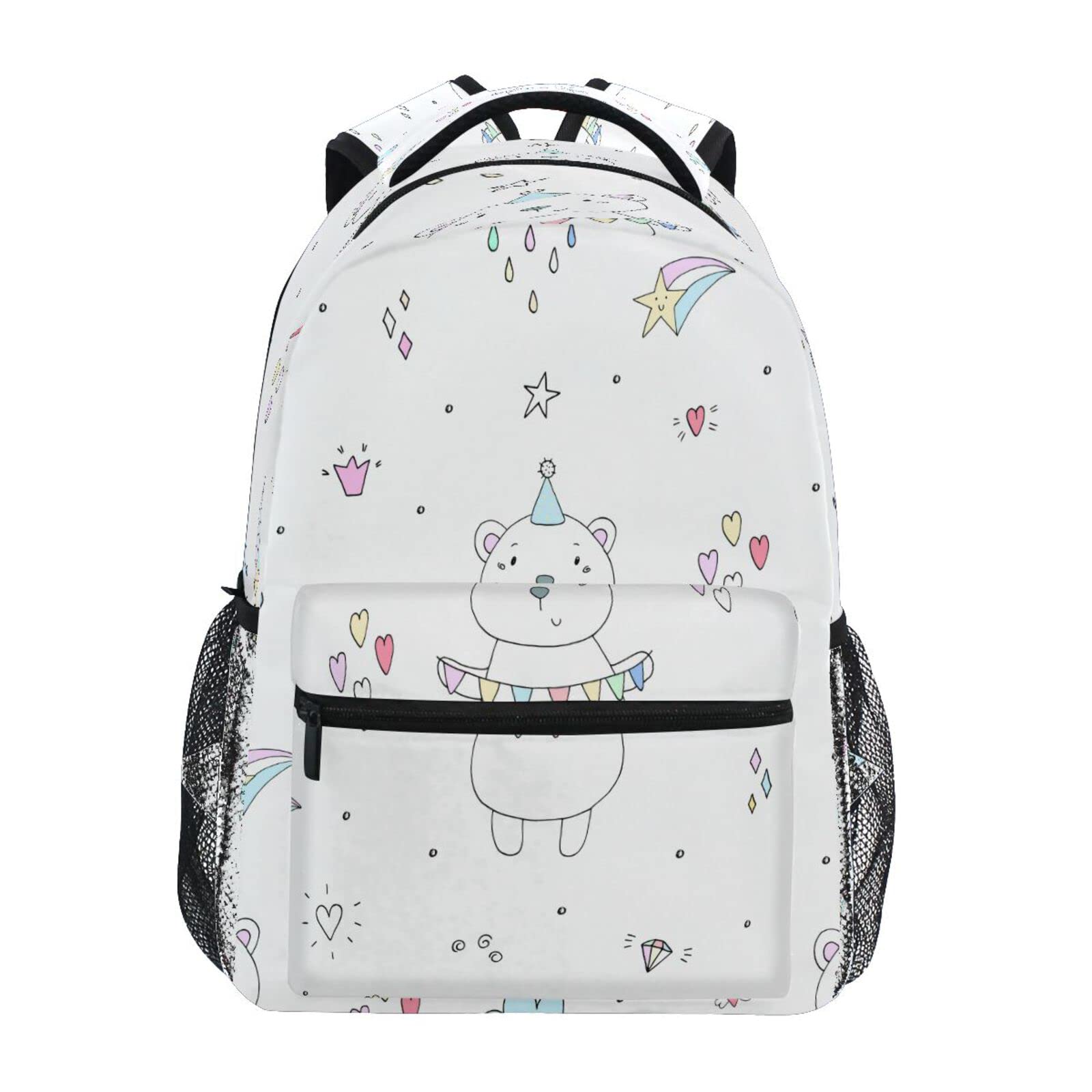 Cute Teddy Bear Backpack for Boys & Girls - Lightweight School & Travel Backpack for Kids - Perfect for Daycare, Preschool, and Family Outings