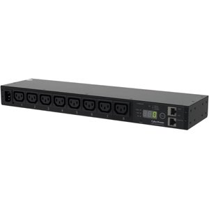 CyberPower PDU15MHVIEC8FNET Monitored Power Distribution Unit - 200-240V/15A, 8 Outlets, 1U Rackmount PDU for Server Racks & Data Centers | Ideal for Network Equipment & IT Infrastructure