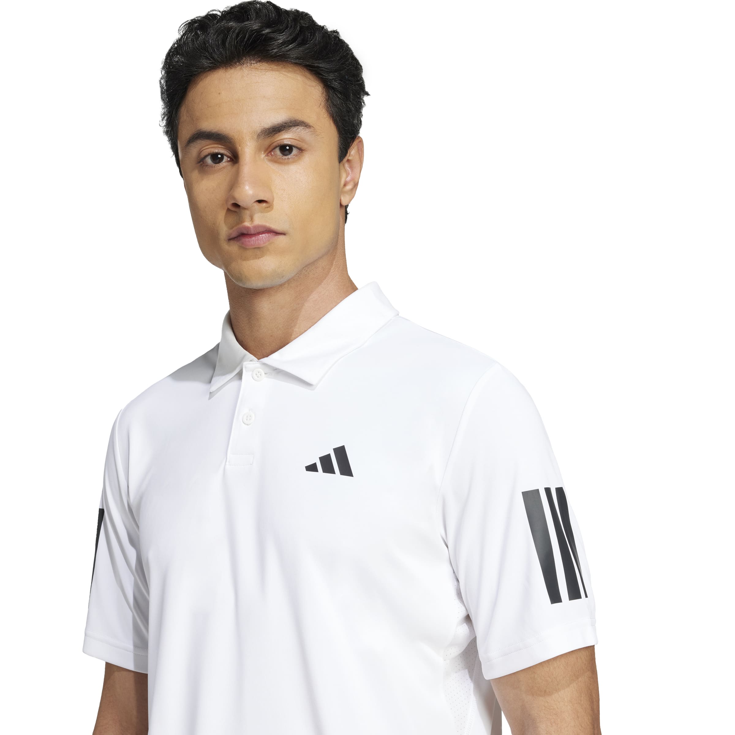 adidas Men's Club Tennis 3 Stripes Polo Shirt JE0412 - Breathable Performance Tennis Top for Casual & Sports Wear